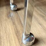 Chrome and glass serving trolley