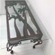 Table basse en fer forgé des années 50-60