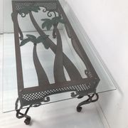 Table basse en fer forgé des années 50-60