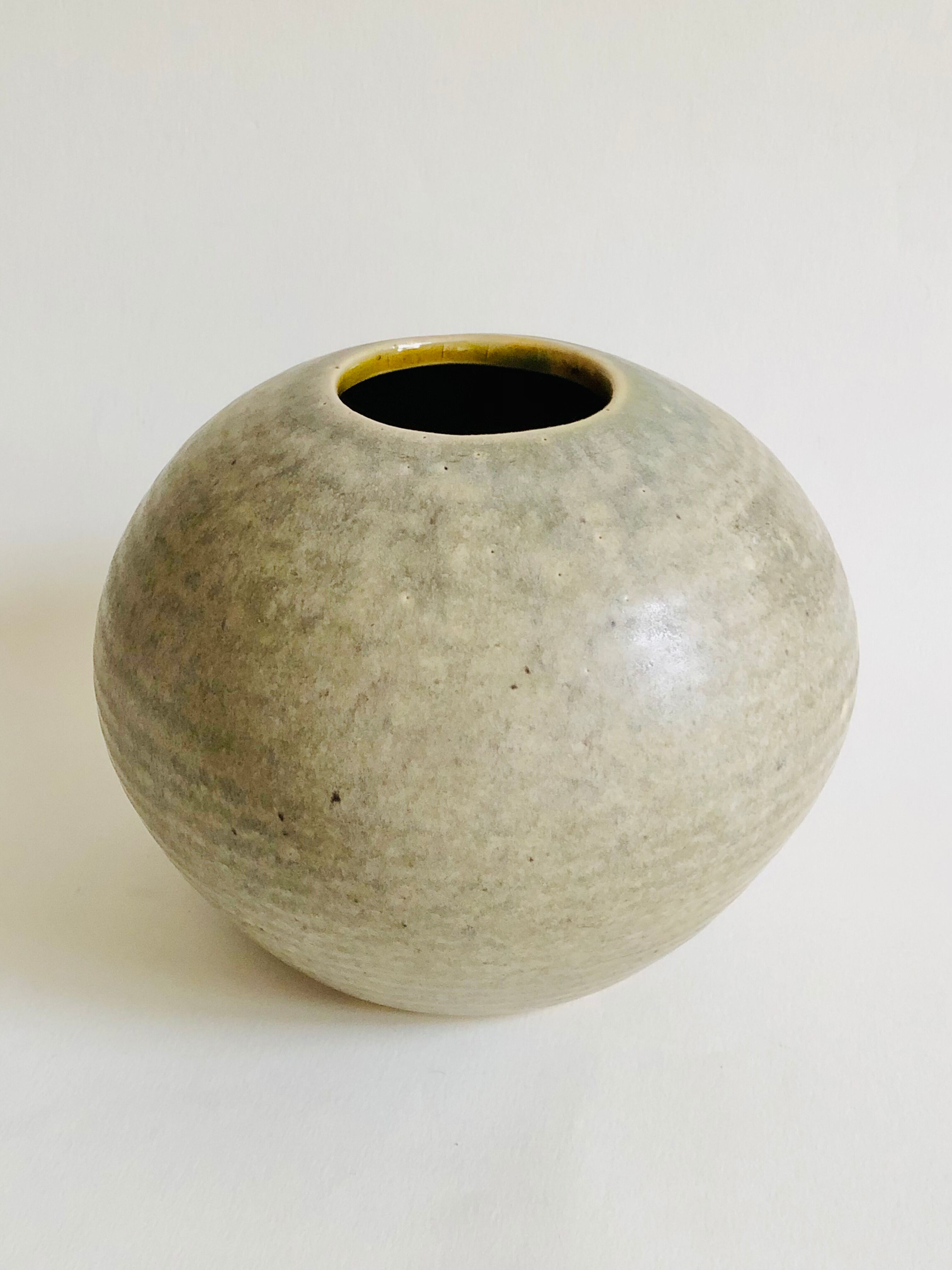 Vintage Ball Vase in Dutch Ceramic