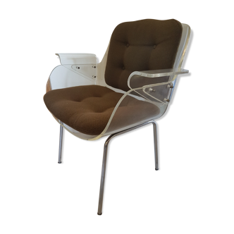 Armchair design D48 plexiglas Hans Konecke for Testa