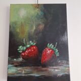 Gouache painting on canvas