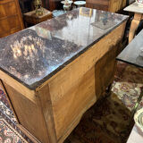 Parisian sideboard in walnut marble top