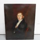 Portrait ancien sur panneau