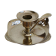 Golden brass candle holder