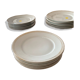 Lot of old white crockery