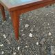 Vintage Scandinavian-style wooden coffee table.
