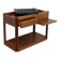 Angelo Mangiarotti for Molteni 4D Series solid wood Bar Cart 1970s