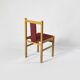 Set of 2 minimalist dining chairs model A-85, Jafameg, Poland, 1960s