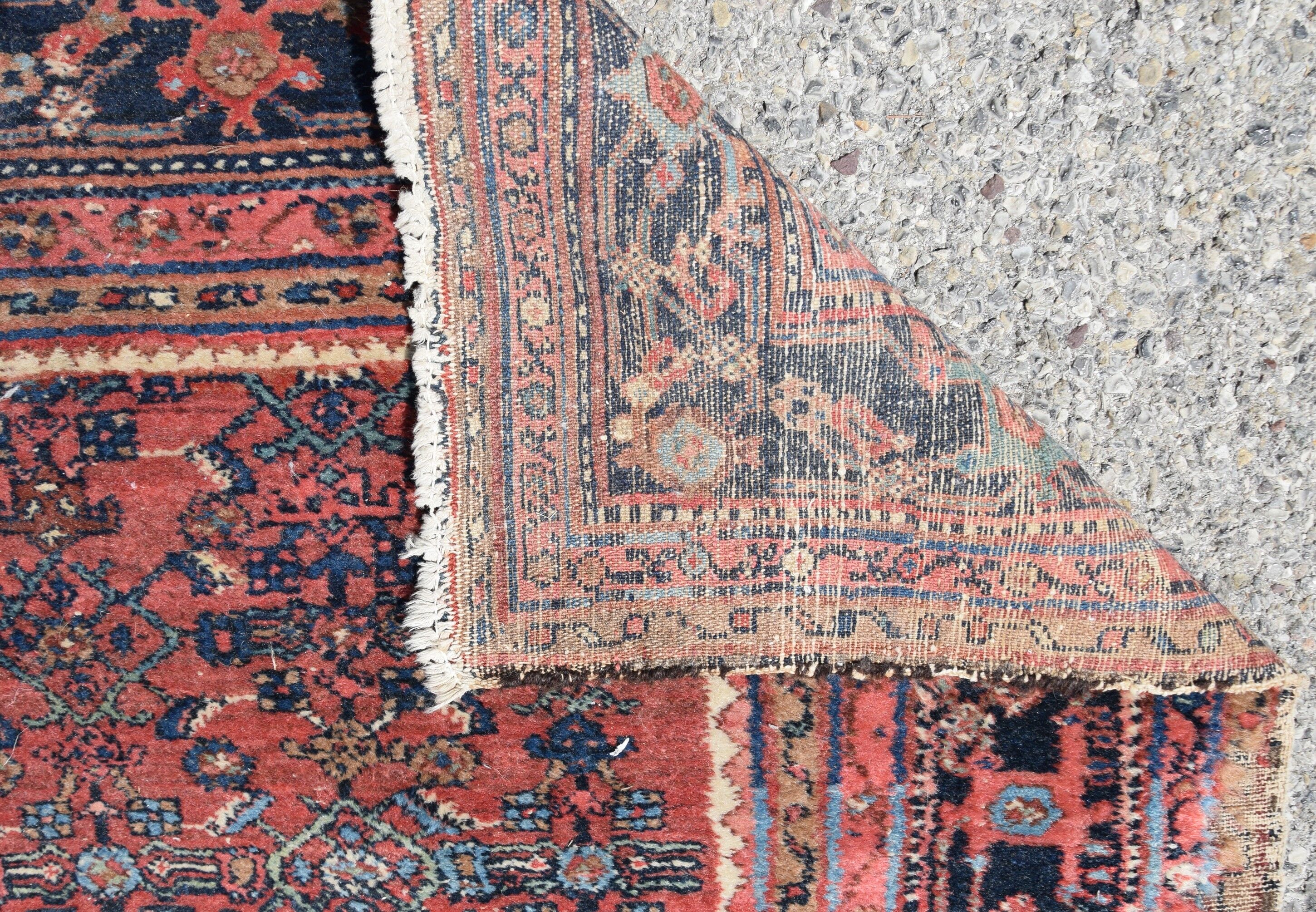 Tapis d'orient iran malayer vintage  : 1.55 x 2.00 mètres - laine