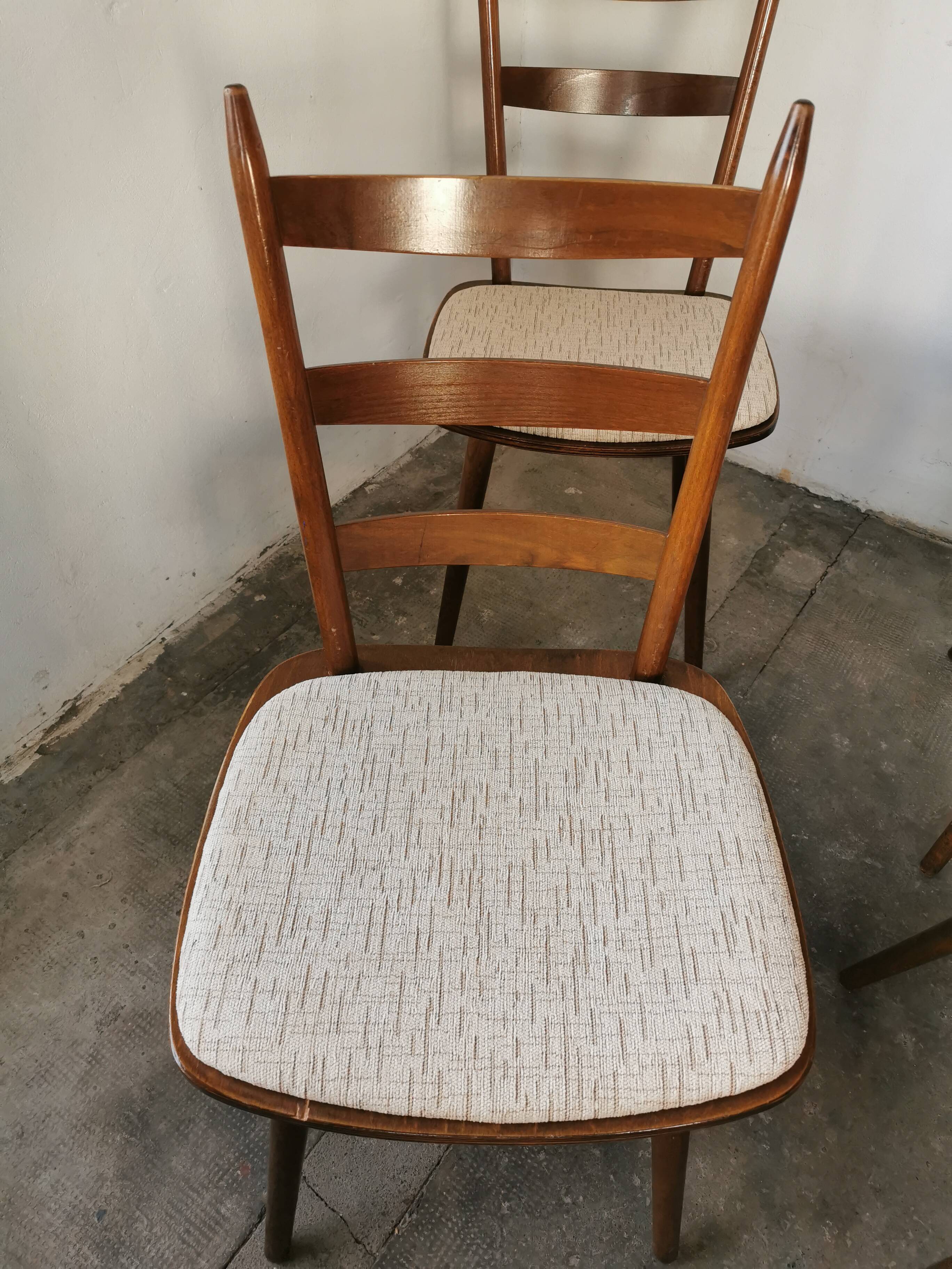 Set de 6 chaises bistrots Hiller, vers 1960