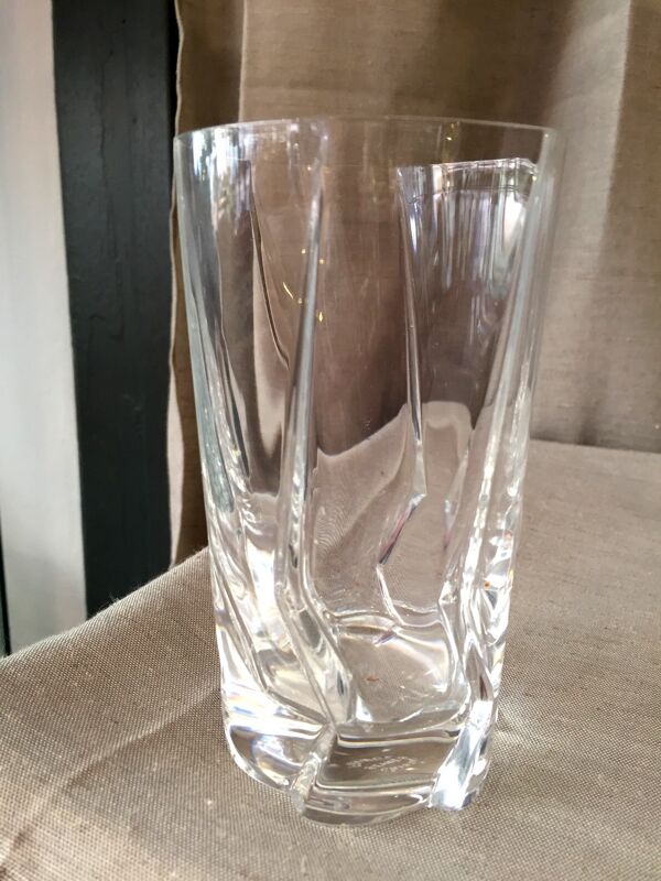 Suite de 4 verres a orangeade cristal de sevres