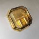 Set of 2 Glash-tte Limburg 1980s glass appliques