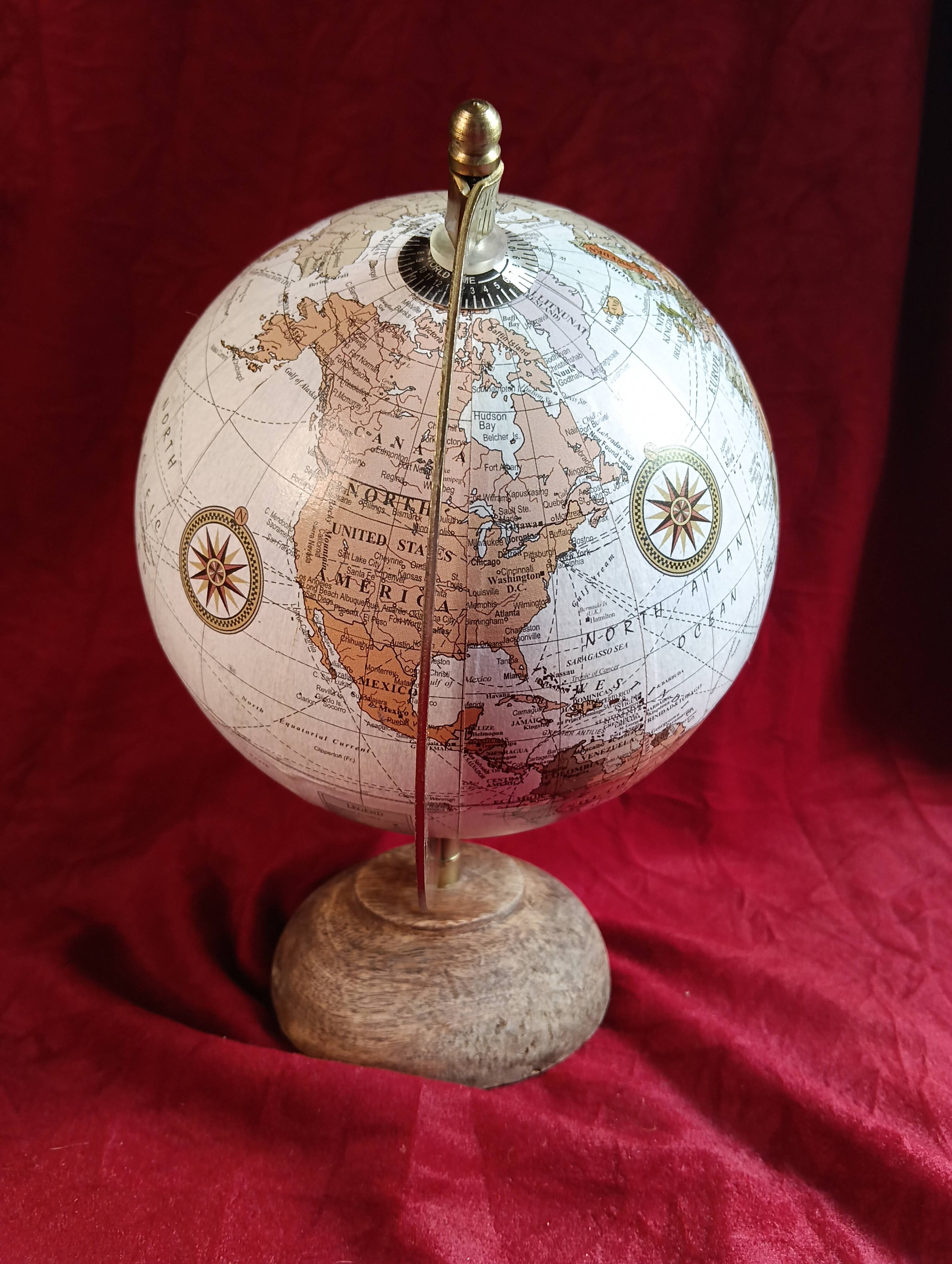 Small desk globe