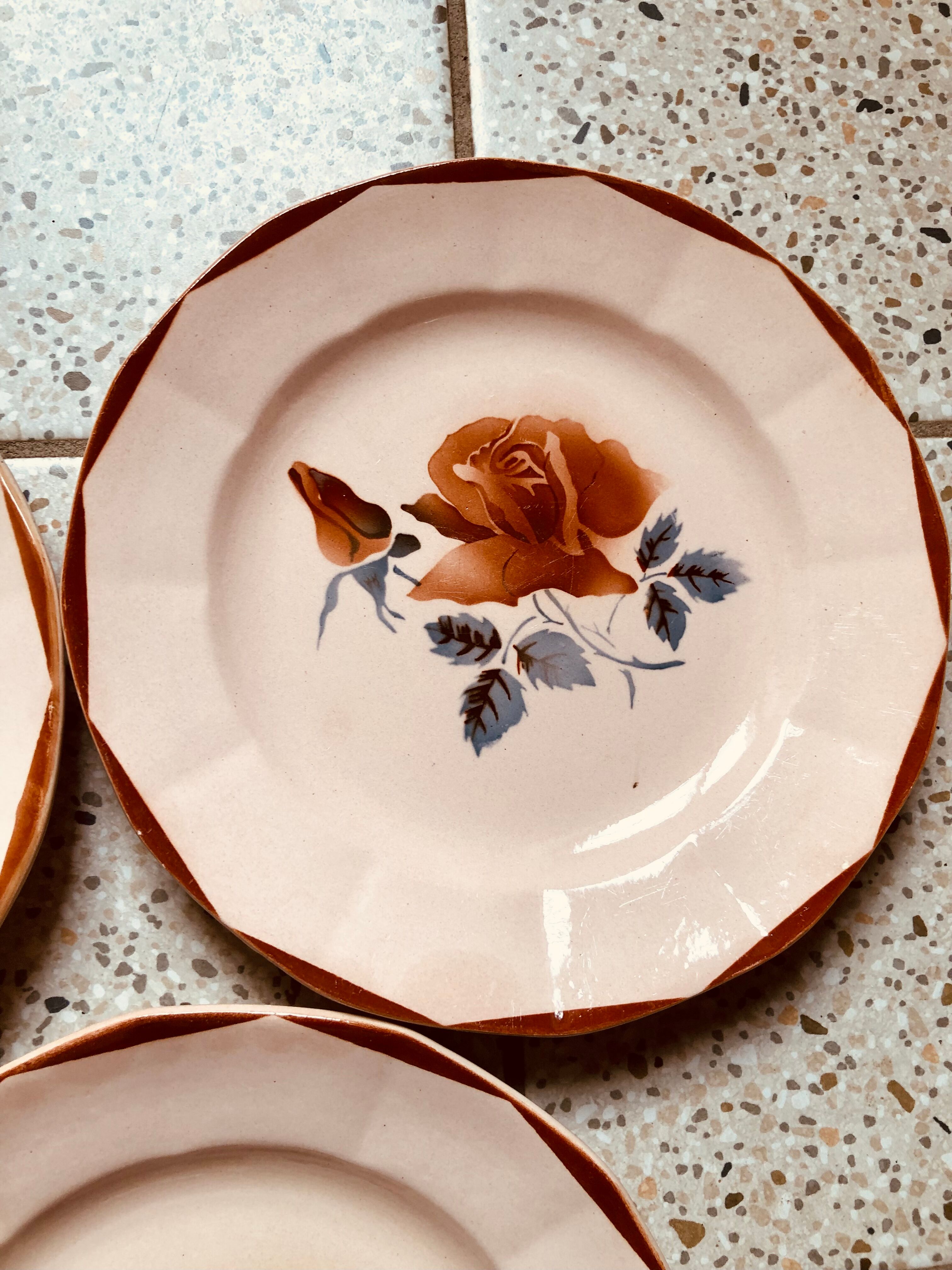 Dessert plates Sarreguemines