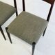 Set of 4 Lübke dining chairs with rosewood