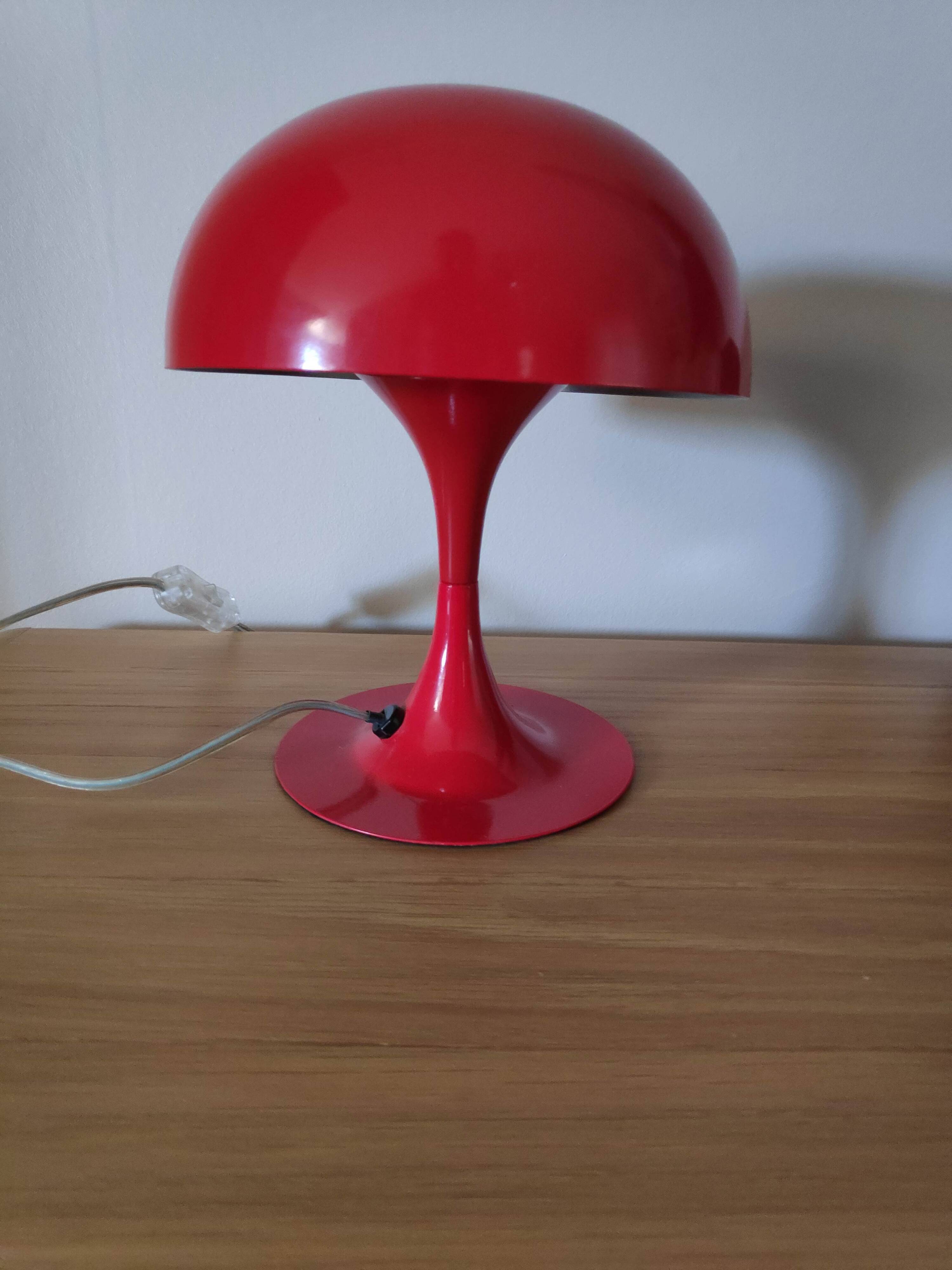 Mathias vintage red mushroom lamp