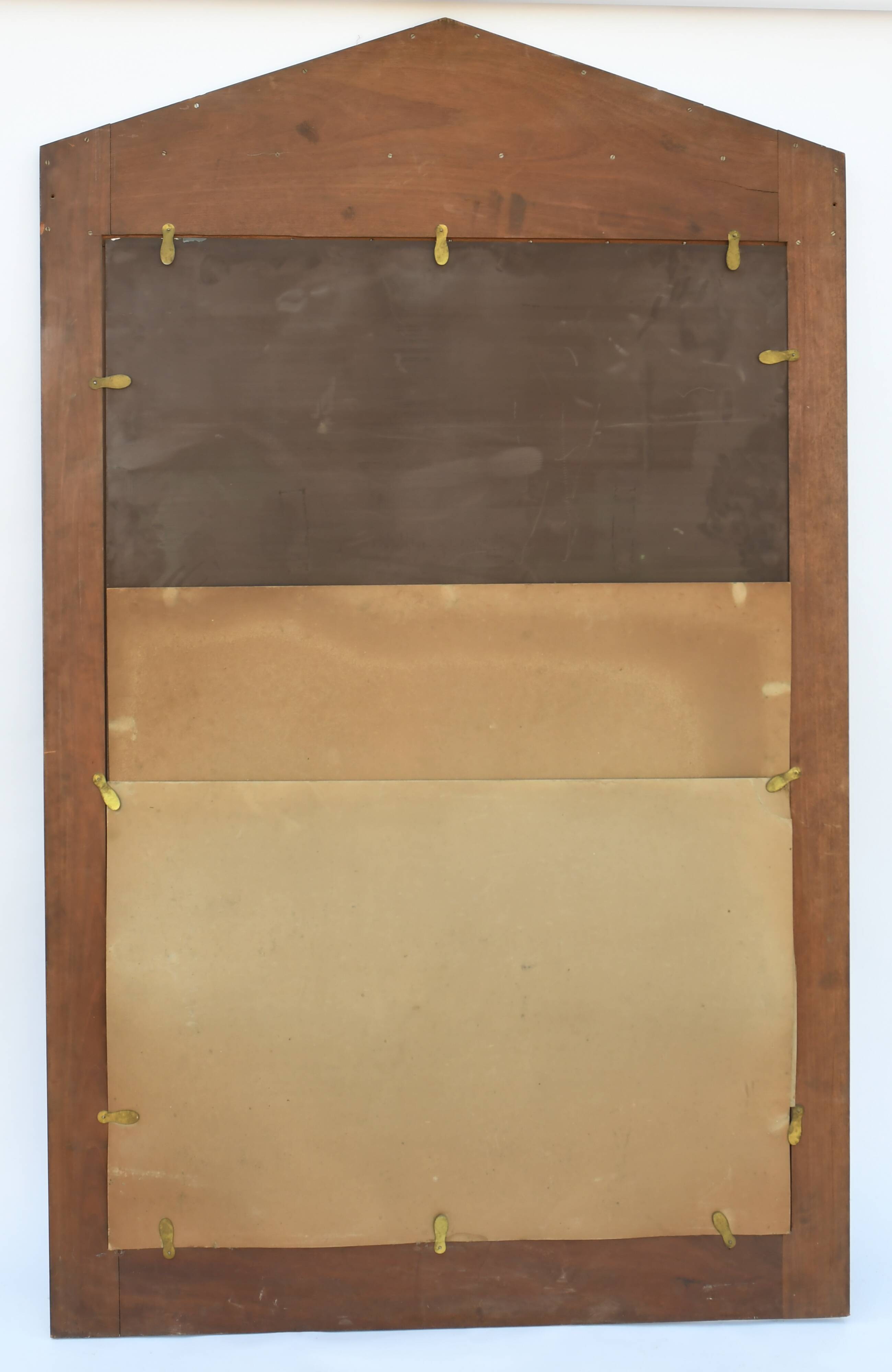 Mahogany mirror 185x114 cm