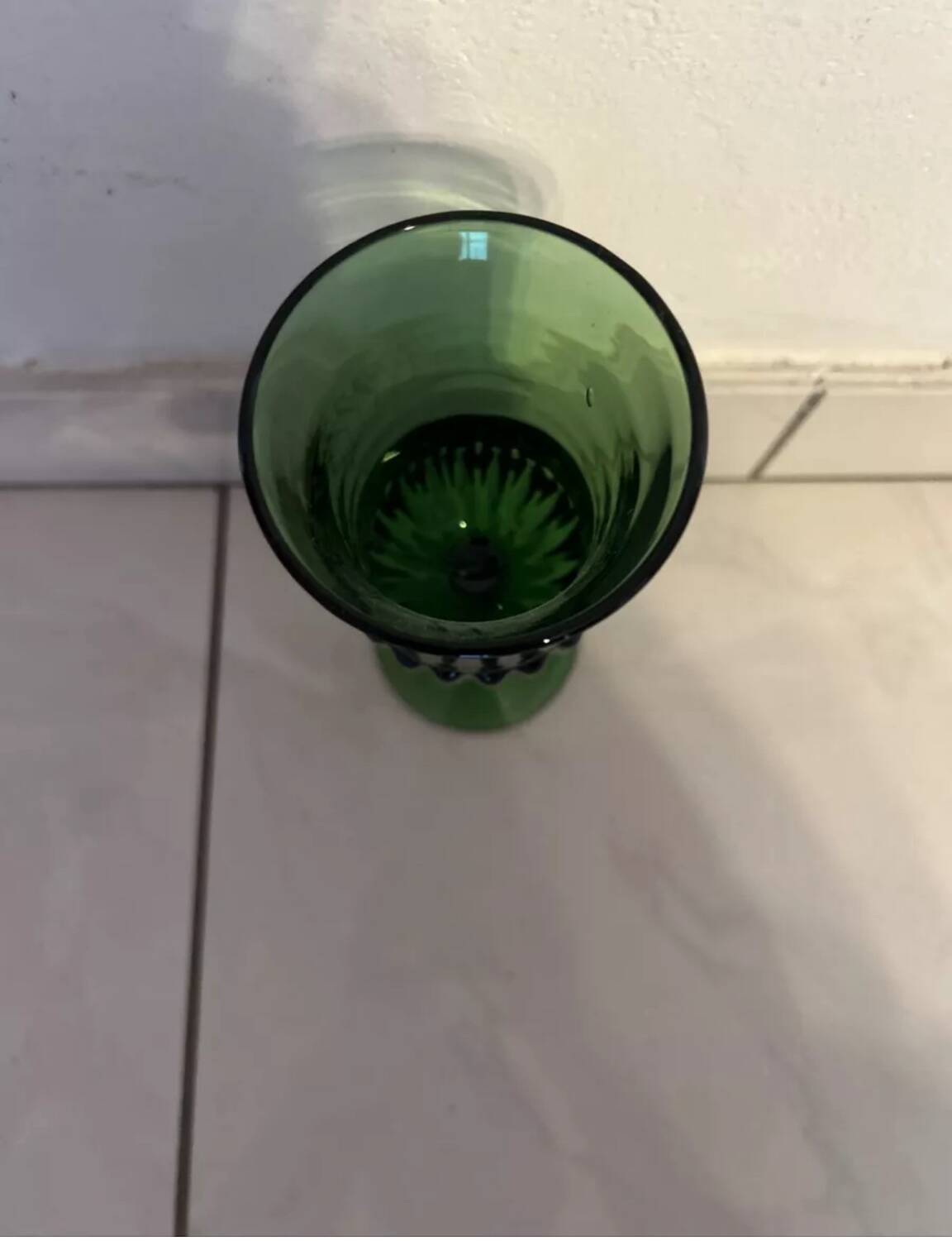 old Italian glass Green Year 70/80