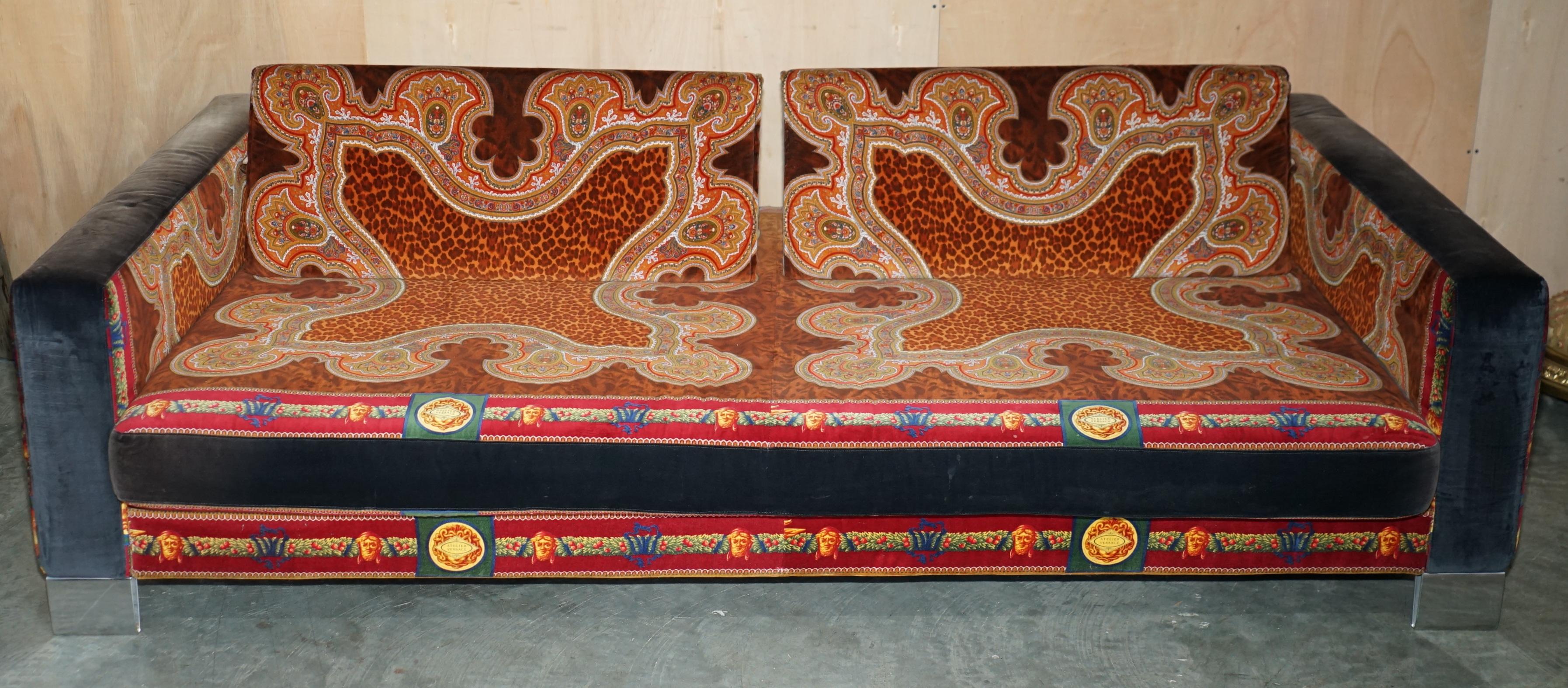 Adjustable canapé Versace 2003 by Ilian Rachov, Art Deco style