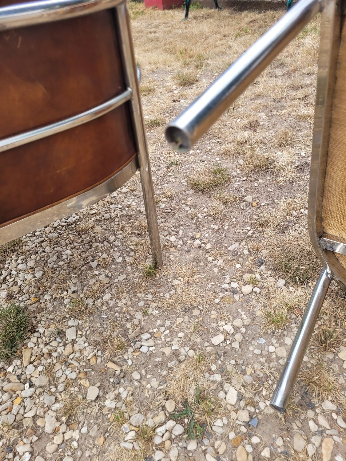 Vintage leather armchairs