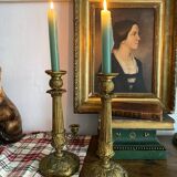 Pair of 19th-century candlesticks