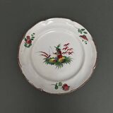 18th century Islettes earthenware plate with Chinese decoration