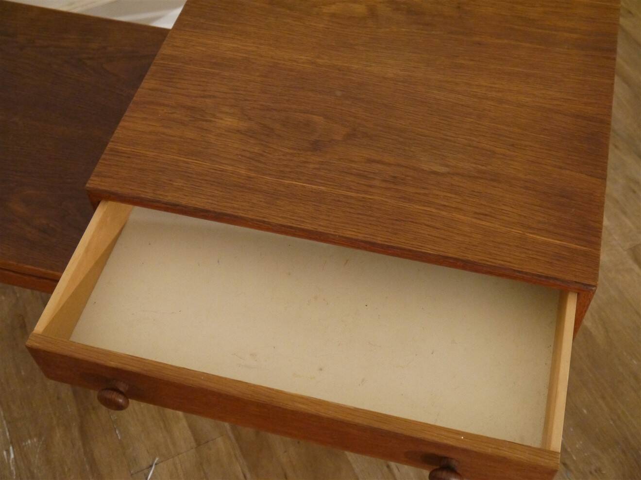 Scandinavian teak side table, 1960s