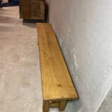 Long oak bench - authentic chic country spirit