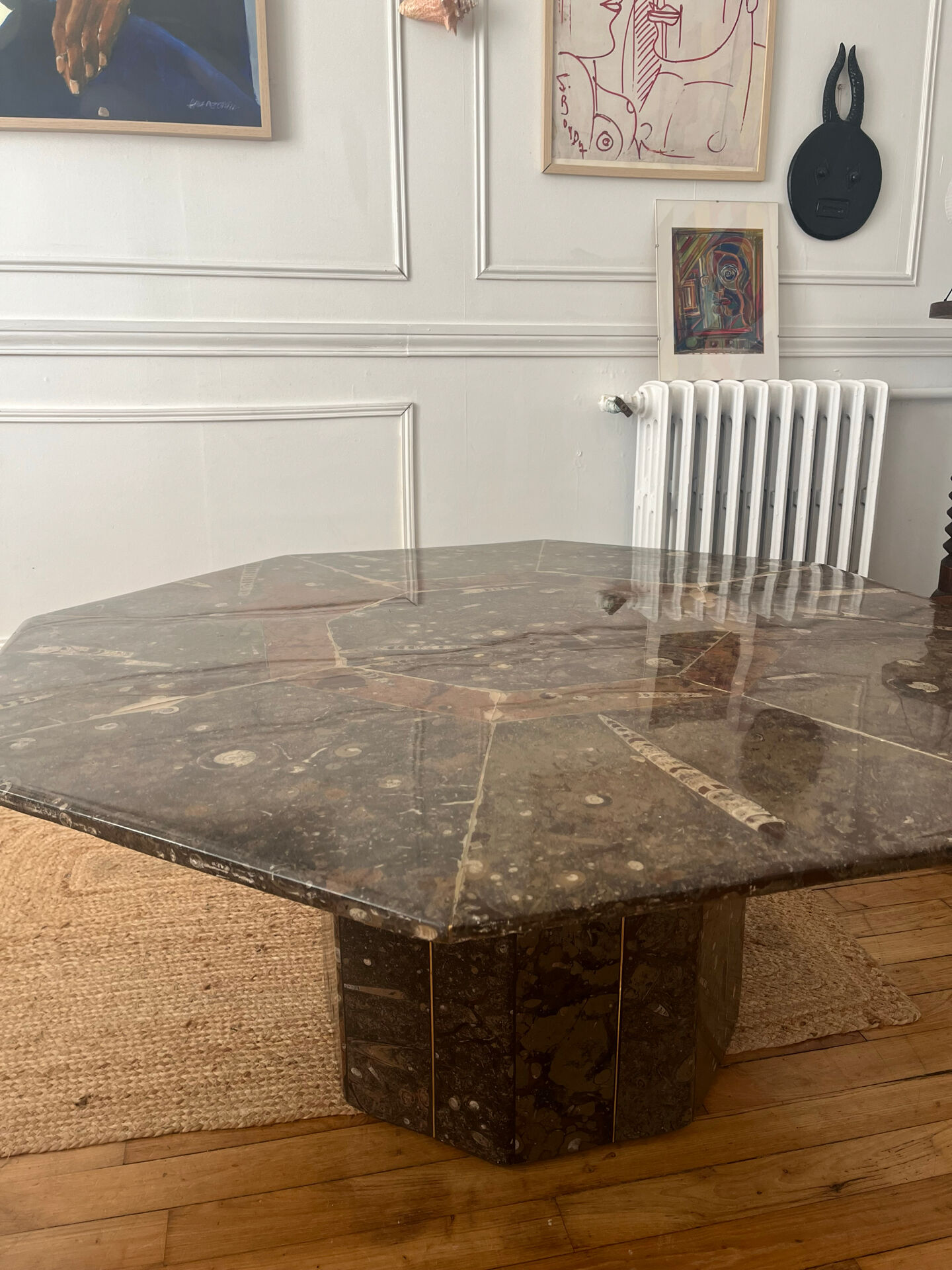 Table basse en marbre