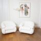 Paire de fauteuils Space Age d'Adriano Piazzesi, 1970