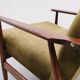 1960 Henryk Lis Mid Century Armchair in Forest Green Velvet