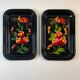 2 vintage trays