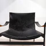 Tecta D99 leather lounge chair by Hans Könecke