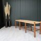 Banc ancien en paille