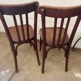 Paire de chaises bistrot Baumann