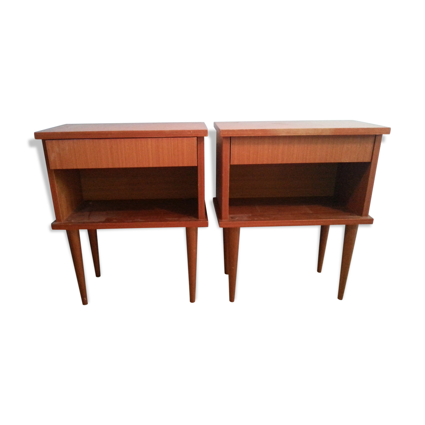 Lot de 2 chevets vintage
