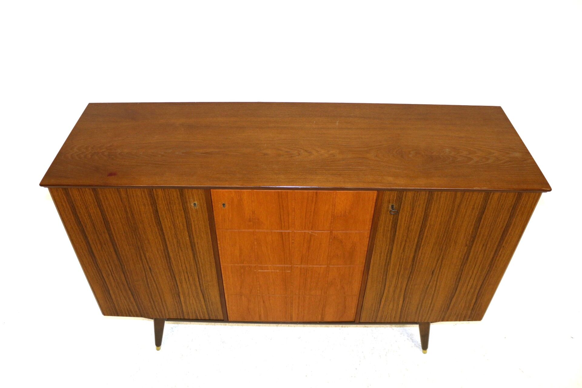 Commodity-enfilade, teak and rosewood Suede 1950