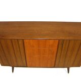 Commode-enfilade en teck et palissandre Suède 1950
