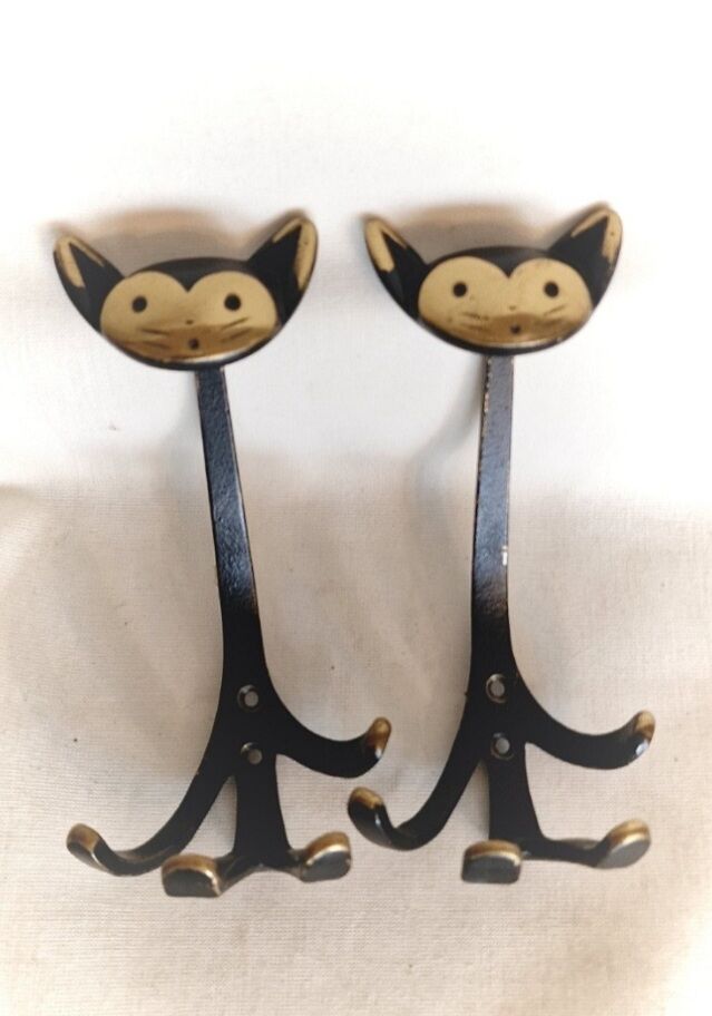 Vintage coat rack walter hump cat