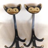 Vintage coat rack walter hump cat