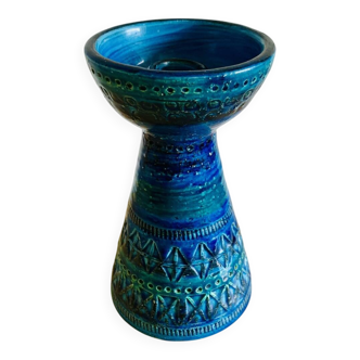 Bougeoir / Vintage Candle Holder Rimini Blue by Bitossi, 1950s