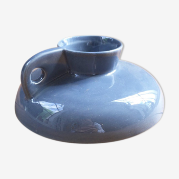 Blue ceramic vase