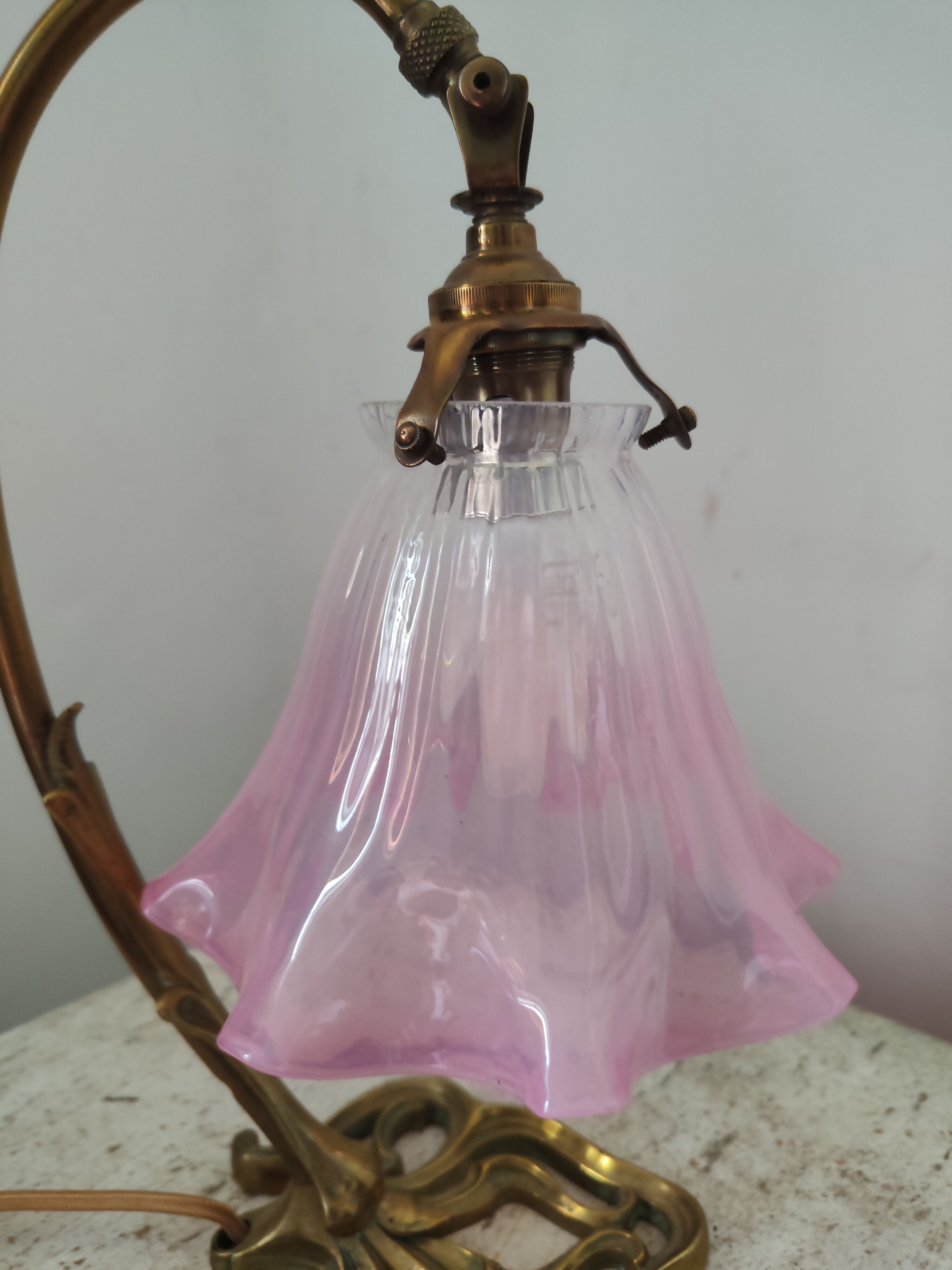 Art Nouveau wall lamp