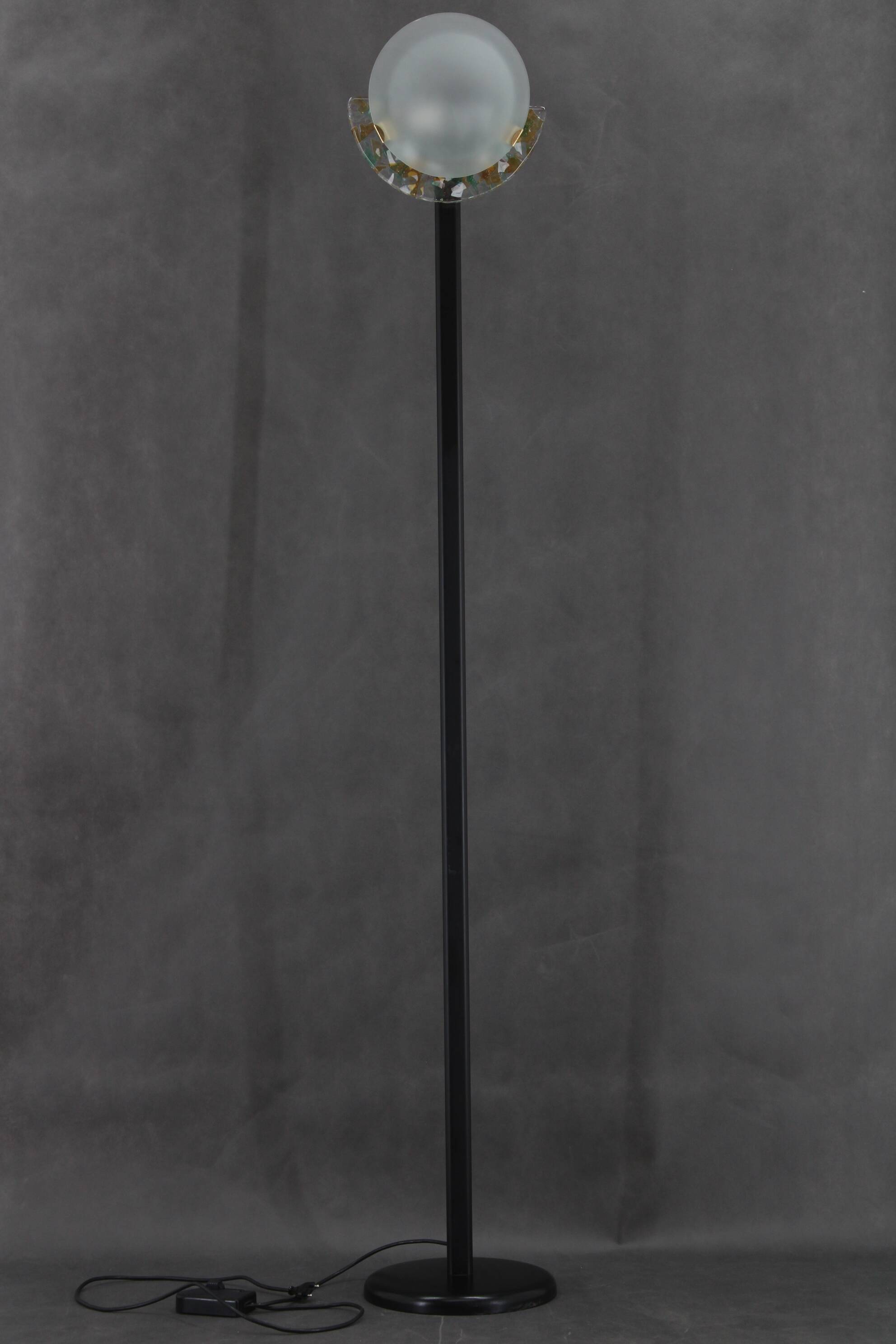 1980 Murano Glass Floor Lamp, Italy