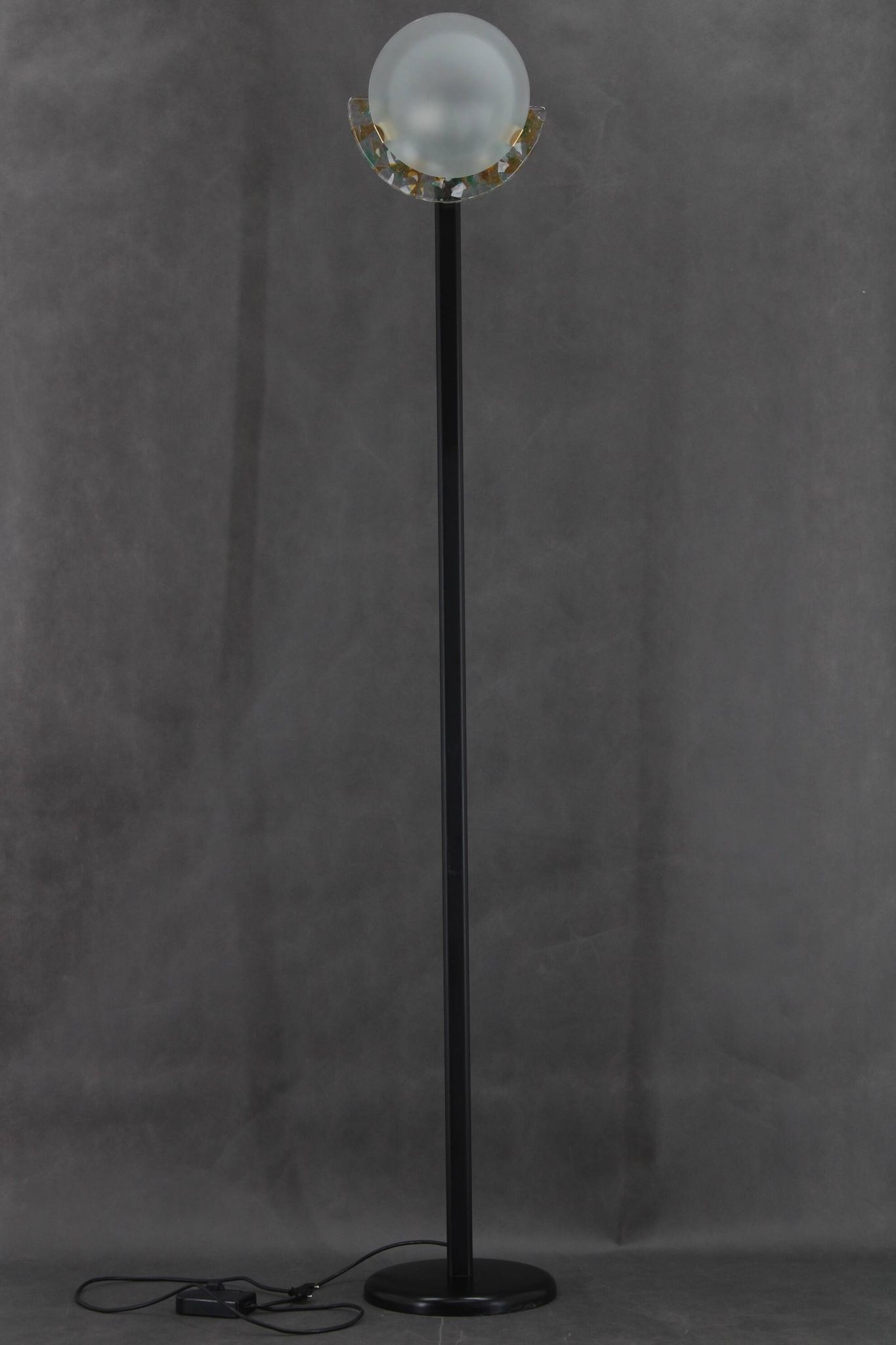 Lampadaire en verre de Murano, Italie, 1980