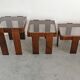 Tables gigognes mid-century par Gianfranco Frattini, Yougoslavie années 1960