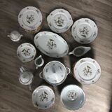 Tableware Service in Porcelain of Sologne
