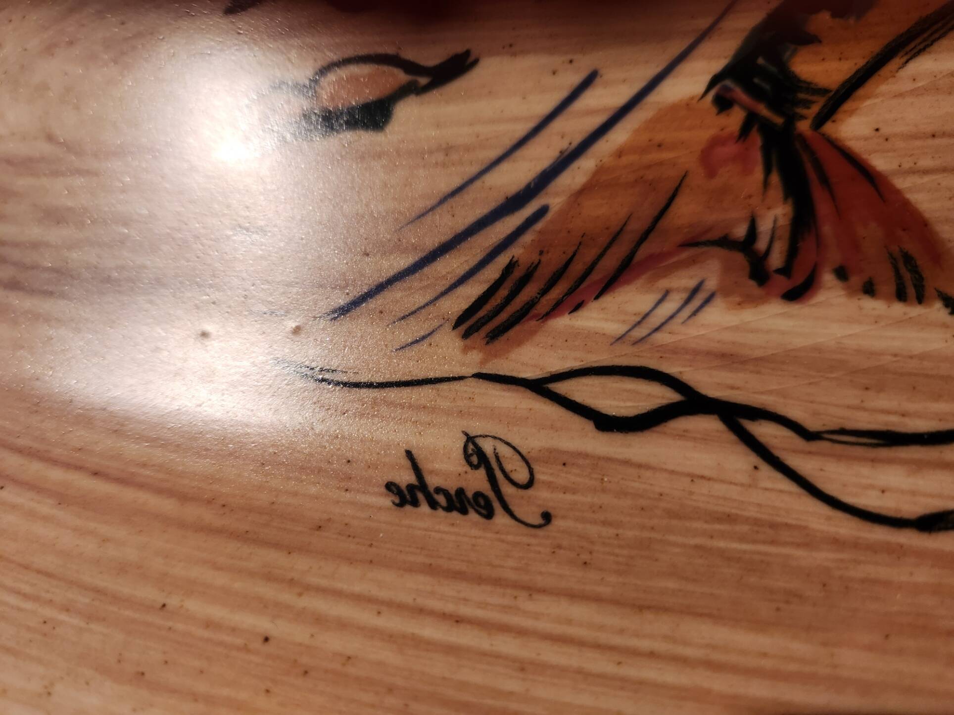 Large fish platter Granville Sarreguemines