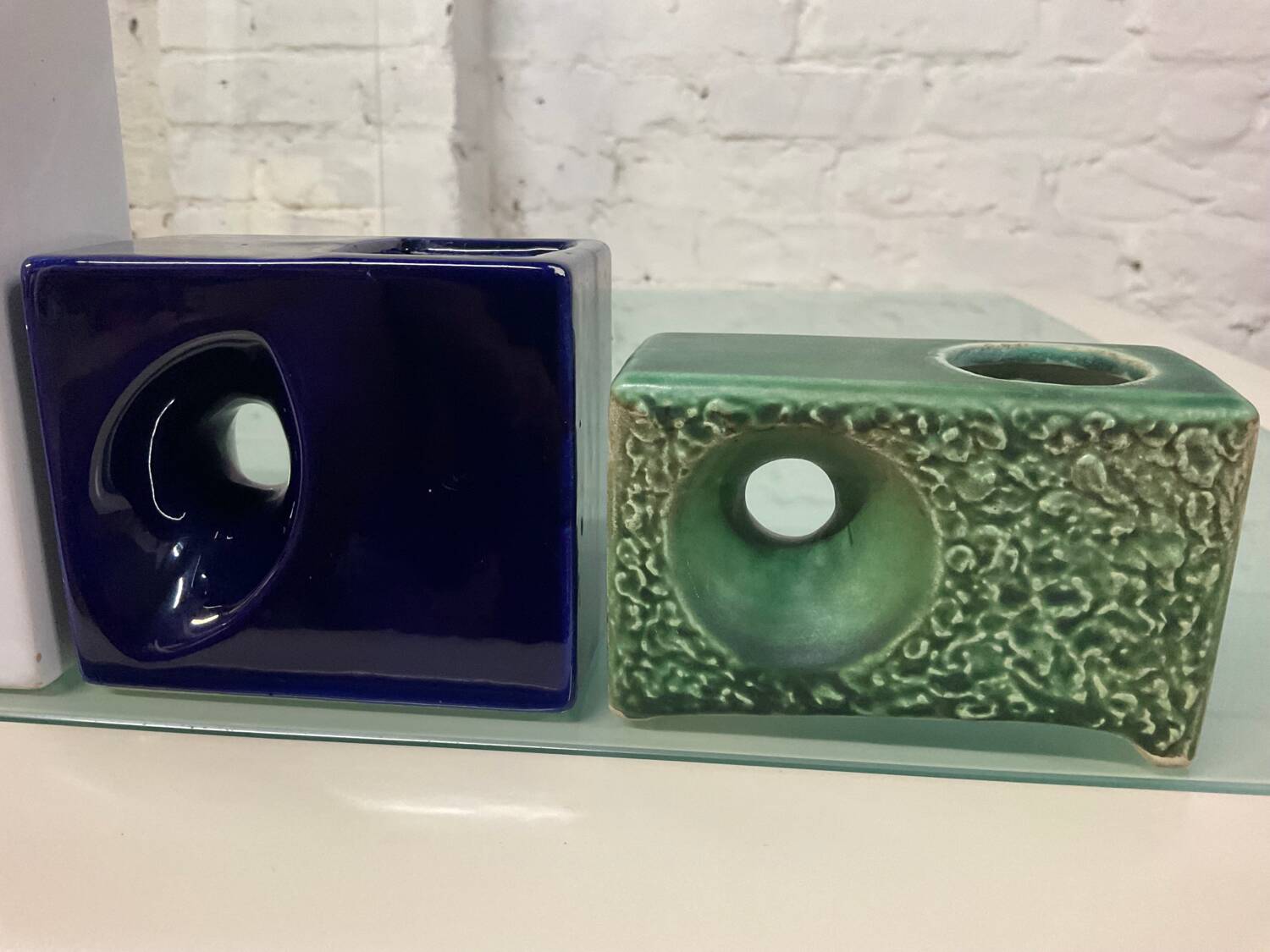 Trio of vintage ceramic vases